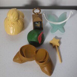 Lot of 6 Disney Parks Mr Mrs Potato Head Peter Pan Tinkerbell Wings Wand Lantern